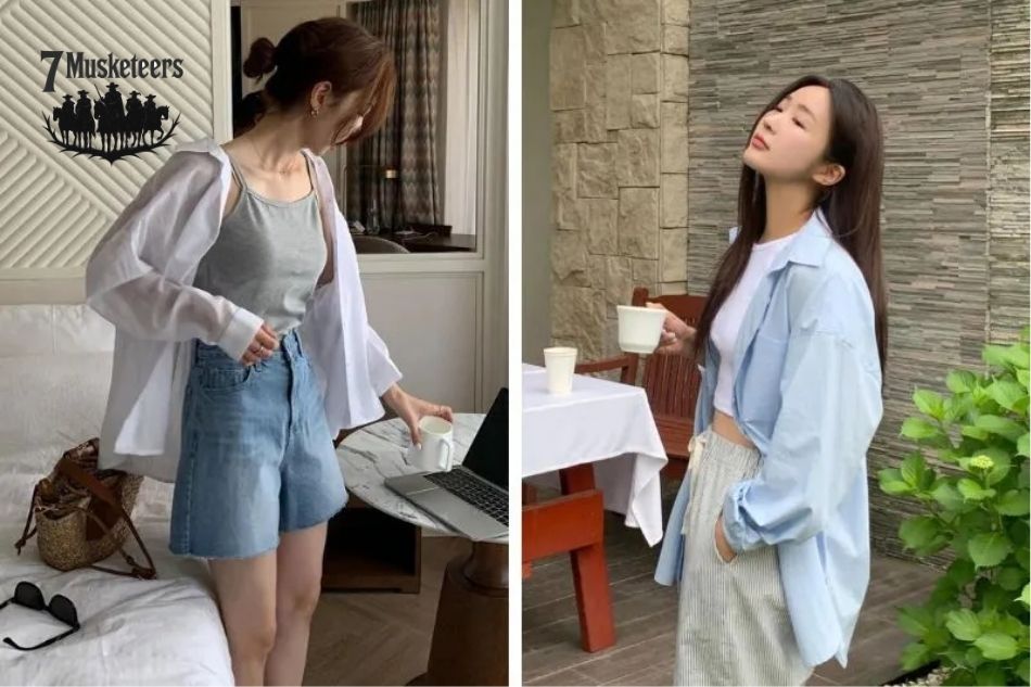 Cách mix áo oversize nữ thời thượng
