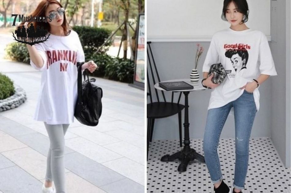 Mẹo phối phụ kiện giúp outfit áo thun rộng nổi bật
