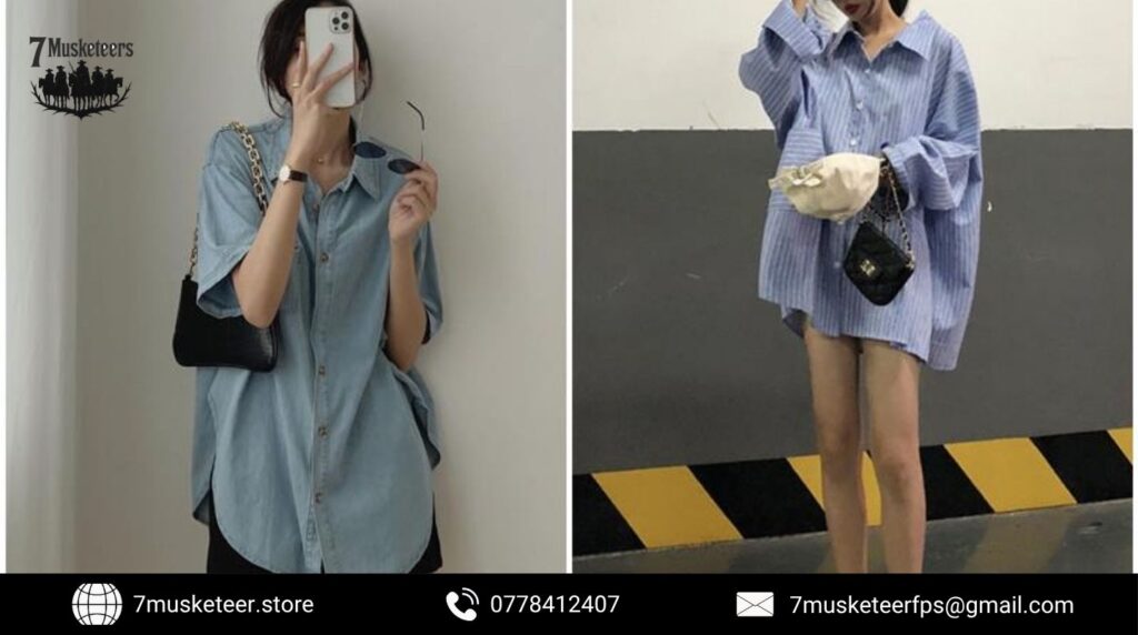 Bí quyết mix áo oversize nữ chuẩn trend Gen Z