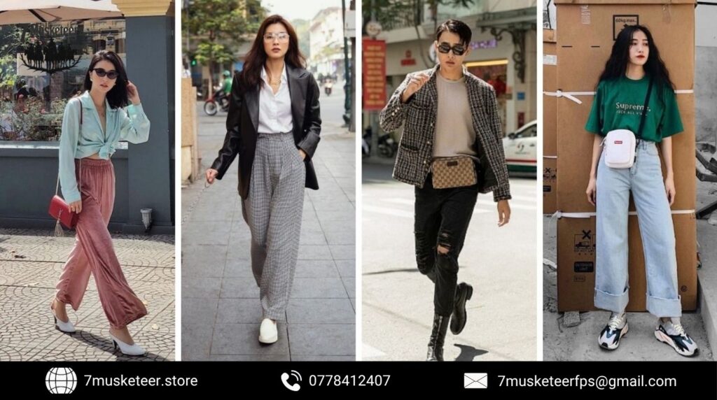 Bí quyết phối đồ thời trang đường phố chuẩn trendy