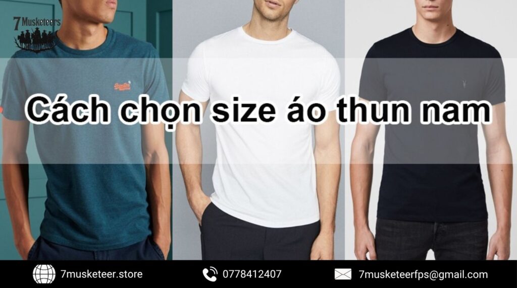 Cách chọn cỡ áo thun nam chuẩn cho mọi dáng người