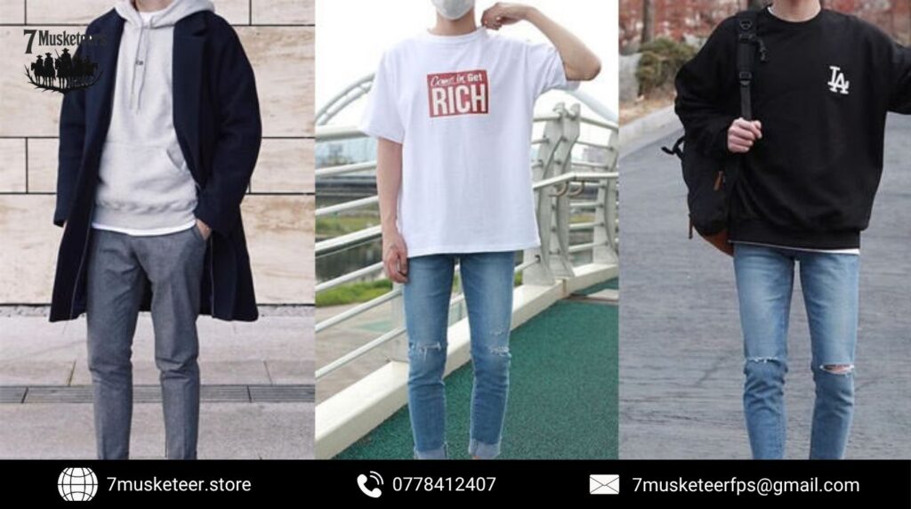 Phối đồ cực chất với áo oversize quần jean