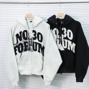 Áo Khoác Hoodie 030 FORUM Zip Dày Dặn – Form Oversize, Phong Cách Streetwear Nam Nữ